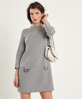 Ana Alcazar Kleid aus Lurex-Möhrenstoff