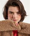 OUI Strickjacke kurz aus Wollmischung Boucle